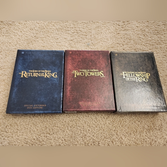 Lord Of The Rings DVD Set Of 3 ( 12 Total Discs) - Picture 1 of 4